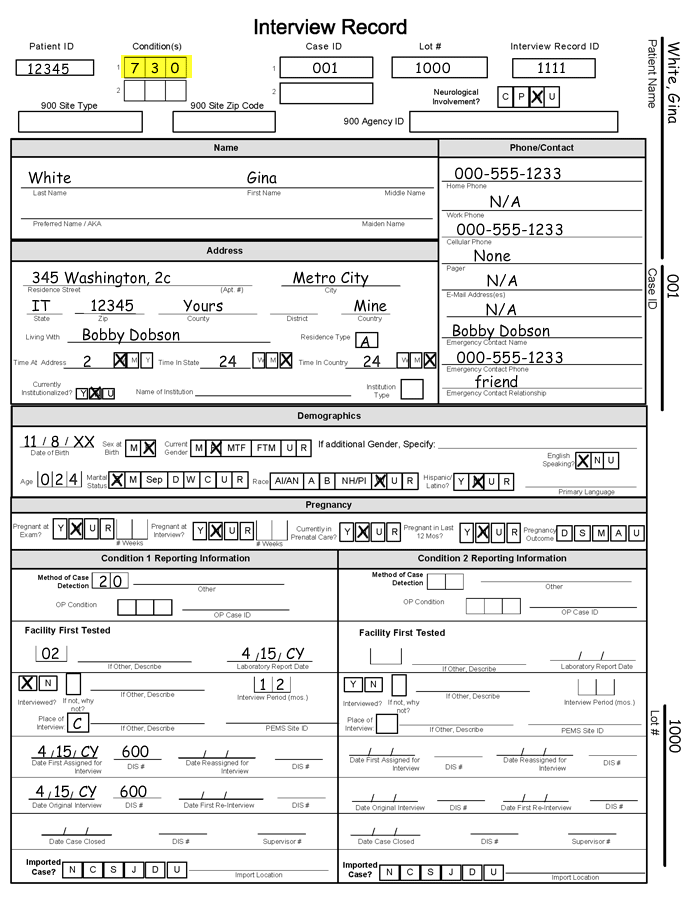 Gina Interview Record 1